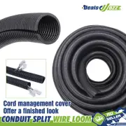 Car Electrical Conduit Split Wire Loom Tubing Hose Cord Organize Hide Cable Wrap