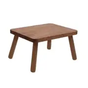 Wooden Step Stool for Adults 8.8" Solid Wood Step Stool One Step Stool Wooden