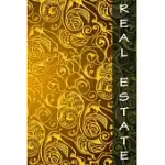 REAL ESTATE GOLDEN: REALTOR COLLEGE NOTEBOOK OR JOURNAL, FUNNY GIFT FOR REAL ESTATE COWORKERS