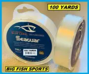 SEAGUAR BLUE LABEL FLUOROCARBON Leader 50lb-100yd NEW! 50 FC 100 FREE USA SHIP!