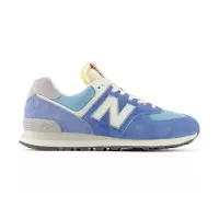 在飛比找momo購物網優惠-【NEW BALANCE】574 男鞋 女鞋 潟湖藍色 海鹽