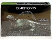 Lindberg 264 Dimetrodon Dinosaur w/ Terrestrial Base Plastic Model Kit