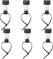 Generic 6PCS Solar Pool Light Frame On The Ground Waterproof Solar Lamp Pool Lights LED Lights Warm LED Pool Solar Lights Outdoor Swimming Pool Accessories