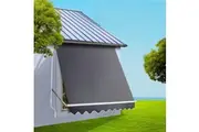 Instahut Window Fixed Pivot Arm Awning Outdoor Blinds Retractable Canopy1.8X2.1M