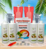 Fake Shampoo & Conditioner Secret Hidden Alcohol Flask Rum Runners Cruise Kit