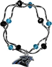 Sports NFL unisex-adult Crystal Bead Bracelet