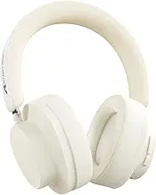 ATTACK SHARK G500 Active Noise Cancelling Wireless Headphone, Over Ear Bluetooth Headset with Built-in Mic, BT5.3 & 3.5MM Wired Dual Mode, Lightweight Foldable, On-Ear Style for Home/Office - Beige