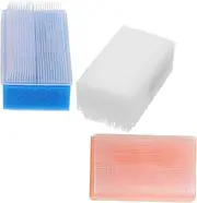 WOONEKY Newborn to Bath Brush in Sensory Sponge Scrubber for Gentle Body Scalp Cleaning