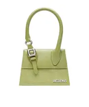 Jacquemus Le Chiquito Moyen Boucle Top Handle Bag One size green