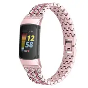 For Fitbit Charge5 Watch Accessories Alloy Wrist Strap Bralecet Replacement Band