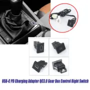 12V 24V USB-C PD Charger Upgrade Kit Socket Charge For Amarok MK1 2010-2016