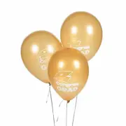 Gold Congrats Grad 11" Latex Balloons, Party Decor, 48 Pieces