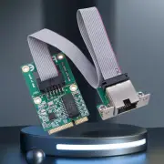 Gigabit Ethernet NIC Adapter RTL8111H Mini PCIe Network Adapter RJ45 Port for PC
