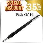 Carbide Pen Point Tipped Scribing Tool Knurled Body Machine Tool (Pack of 10)