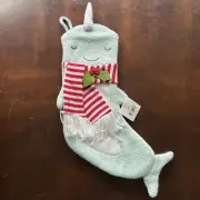Hobby Lobby Narwhal Whale Christmas Knit Stocking, NWT