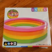 Intex 168x46cm Outdoor/Patio Inflatable Kids/Children Round Swimming Pool 3y+