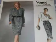 VOGUE 1838 MISSES DESIGNER BILL BLASS JACKET-SKIRT & BLOUSE PATTERN-UNCUT-SIZE 8