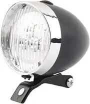 Vintage Retro Bicycle Bike Front Light Lamp 3 LED Headlight with Bracket