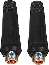 HOMOCONO 1set Quick Connector for Welding Cables Compatible Electric Welding Machine Attachments and User-friendly Socket for Seamless Connection