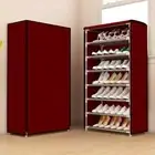 Red 8L Cabinets Shoe-shelf Sneaker Mid-century Furniture Organizer Shoe Rack