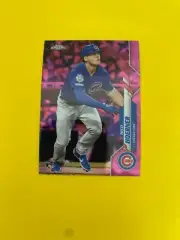 2020 TOPPS CHROME PINK REFRACTOR NICO HOERNER #161