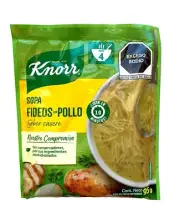 6-Pk Knorr Sopa de Fideos c/Pollo Knorr Chicken Noodle Soup. 95g/3.3oz