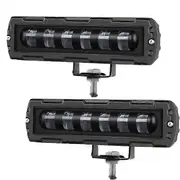 6 Inch 7D 6D LED Light Bar offroad Driving Running Working light Fog Lamps Spotlights for Truck ATV SUV UTV Motorcycle Boat Auto 2pcs B