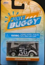 Jada Toys 2021 - Punch Buggy/Slug Bug - VW Beetle (Black/Silver)