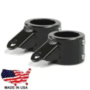 2 - Polaris RZR Ranger Angle Tab 1-3/4" Clamp Roll Bar Cage Light Mount Brackets