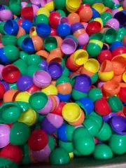 100 Empty Easter Eggs Vending Capsules Assorted Colors Vending Machine 2 inch