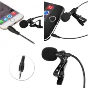 3.5mm Jack Microphone Phone Recording Clip-on Microphone Lavalier Micro Pc