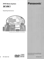 Panasonic SA-DK1 Stereo System Owners Instruction Manual