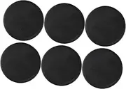 WEKAMOS 6pcs Volcanic Hot Stones for Essential Oil Massage Energy Stones for Spa Relaxation for Back Neck and Foot Therapy Comfortable to Hold Natural Lava Massage Tools