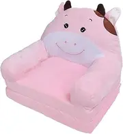 Plush Soft Toddler Chairs, Kids Couch Fold Out, Toddler Sofa Foldable Chair Lounger, Children Sofa Flip Open Sofa Bed for Living Room, Mini Couch Baby Sofa Bed Chair for Toddlers