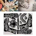 Drawing India Henna Kit Tattoo Stencils Temporary Decal Body Art Template