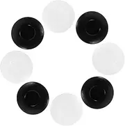 COSMEVIVI 4 Pairs Go Chess Storage Box Elegant Black White Chess Pieces Container Portable Flat Organizer for Go Game Board Game Stylish Design for Efficient Storage