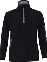 Boy's Gamer 1/4 Zip (Big Kids) Puma Black/Quiet Shade XS (7 Big Kid)