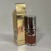 YSL Loveshine Plumping Lip Oil Gloss, 4 Honey, 6ml, New In Box