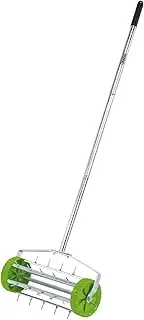 Draper 83983 Rolling Lawn Aerator with 450 mm Spiked Drum
