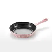 BUYDEEM CP542 Enameled Cast Iron Breakfast Pan Pink