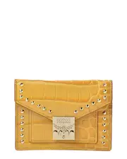 MCM Croc-Embossed Leather Wallet