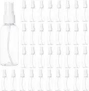 50PCS 2 Oz Spray Bottle Mini Mist Sprayer Clear Fine Small Spray Bottle Empty Travel Spray Bottles Reusable Liquid Containers Water Spray Bottle for Perfume, Plant(60ml)