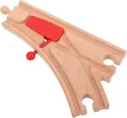 Train Track Set Parts Wooden Train Track Connector Bridge Kit Accessories Boys and Girls Friendly Safe