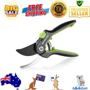 WORKPRO Bypass Pruning Shears 8’’ Stainless Steel Gardening Hand Pruner Green AU