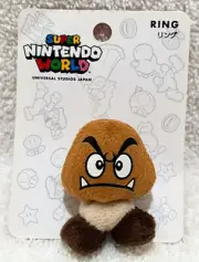 NEW 2020 Universal Studios Japan Super Nintendo World Goomba 2" Plush Ring Mario