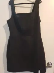 ASOS Design ladies black sleeveless dress (size 16UK)