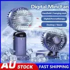 Hand held Fan Folding 5 mode Mini Cooling Portable USB Rechargeable Desk CoolZR