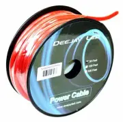 Deejay LED TBH850REDCOPPER 8 Gauge 50ft Red Pure Copper