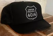 Cap/Hat with Mesh back (Black) -Union Pacific (UP) Big Boy Steamer 4014- #22371