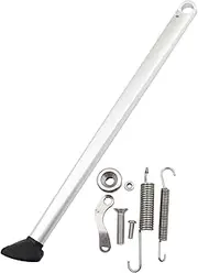 Parking Side Stand Kickstand Compatible with 250 300 350 400 450 500 530 XC XCW XCF XCFW EXC EXC EXCF Six Days Compatible with Husqvarna(Type B Silver)